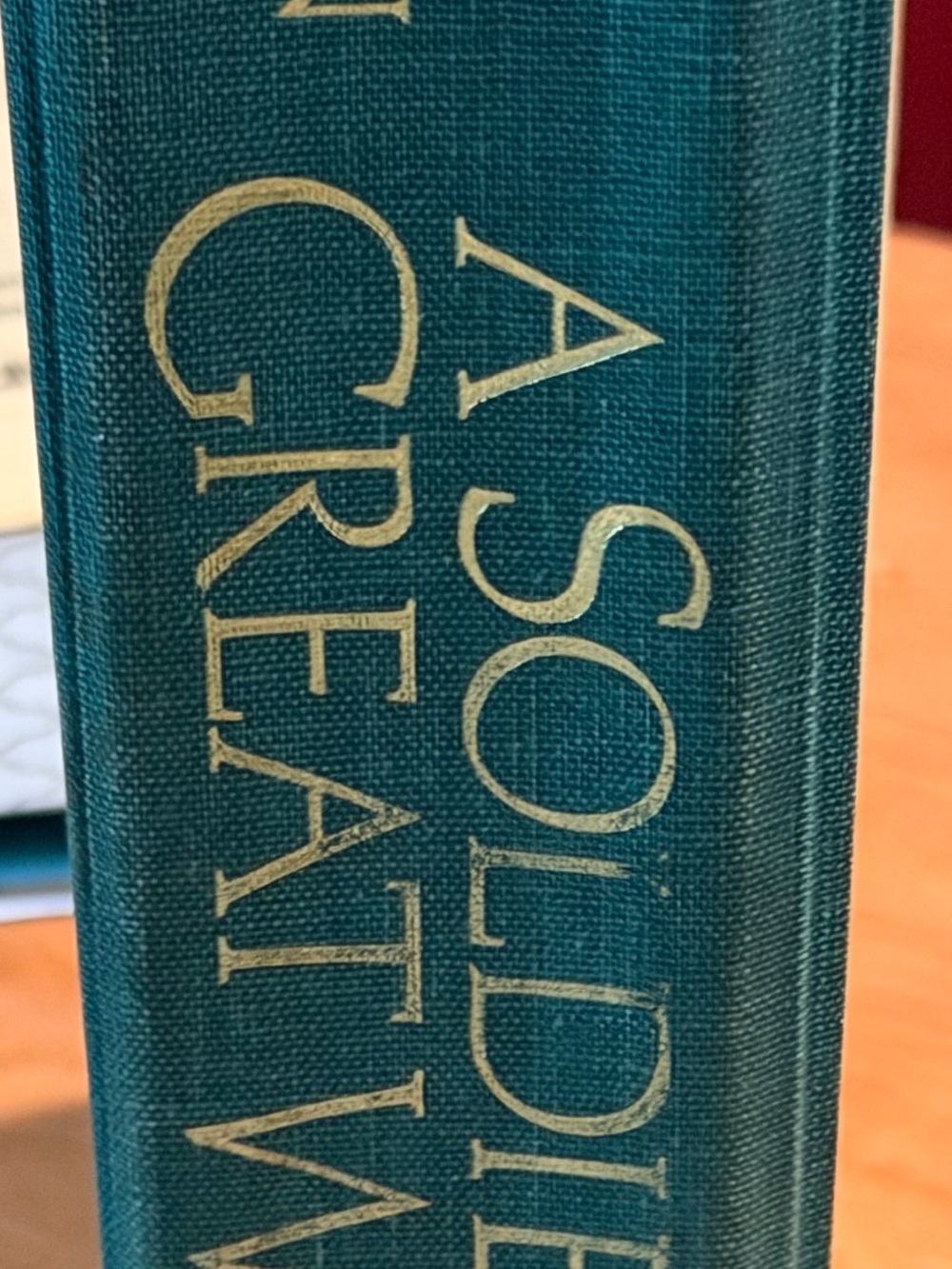 First Edition “ A Solider of the Great War” ( Hardcover, 1991 )